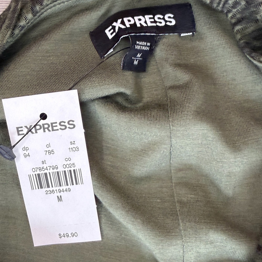 Express Leopard Print Midi Dress - Picture 7 of 7